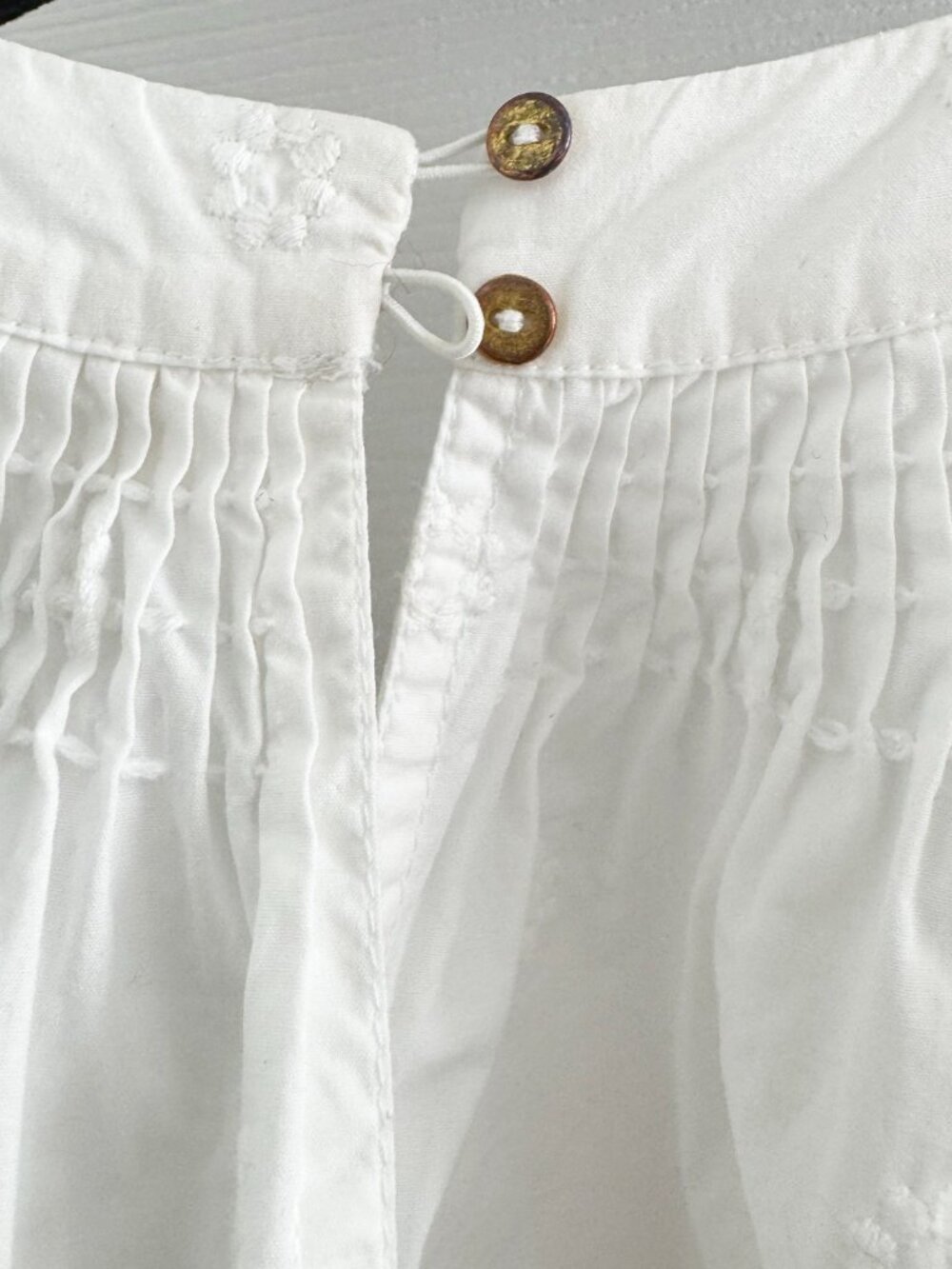 Ulla Johnson "Lennie" Embroidered White Cotton Top, size 4 - Picture 4 of 13